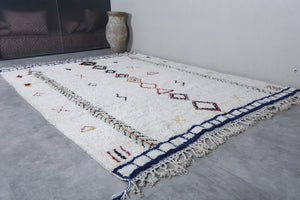 Handmade Moroccan beni ourain rug