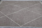Gray Moroccan rug - Custom Beni ourain rug