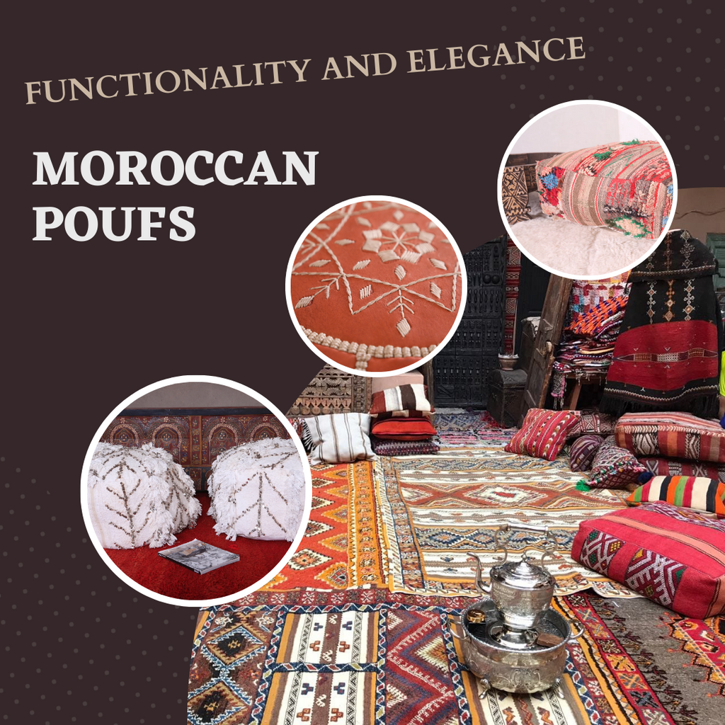 Moroccan Poufs: The Perfect Blend of Style and Functionality for Your Home