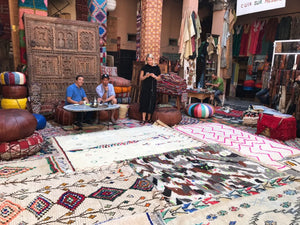 Buy moroccan rugs in marrakech