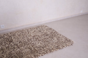 Solid Moroccan rug - Wool berber carpet