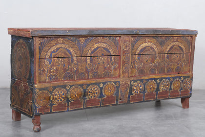 moroccan wood chest