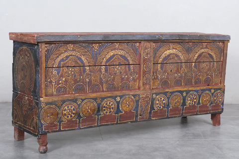 moroccan wood chest