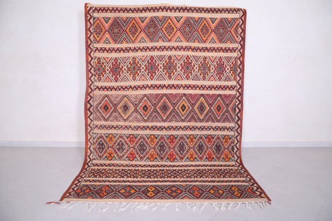 Vintage Moroccan Rug 6 X 8.6 Feet