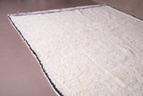 Custom Moroccan carpet - berber beni ourain rug - Beige rug