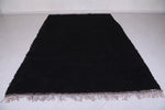 Handmade Moroccan rug - Custom black Wool - Area rug