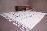 Beni ourain rug - Handmade Moroccan Berber Carpet - Custom Rug
