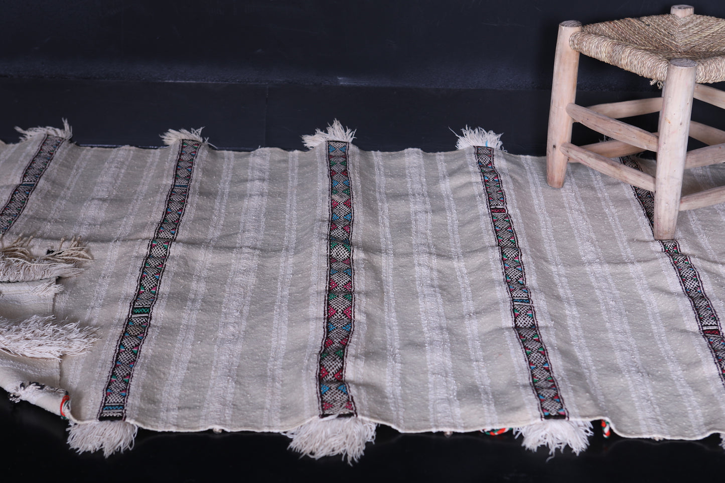 Tribal berber wedding rug 3.5 FT X 5.7 FT