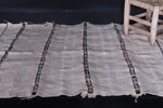 Vintage berber blanket rug 3.8 FT X 5.6 FT