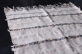 Vintage berber blanket rug 3.8 FT X 5.6 FT