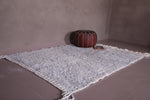 Grey Moroccan rug - Azilal rug - Wool carpet