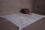 Grey Moroccan rug - Azilal rug - Wool carpet