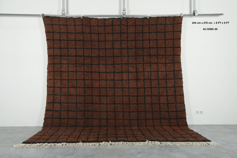 Handmade Moroccan Rug 8 FT x 9 FT