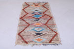 Moroccan berber rug 2.7 X 5.7 Feet - Boucherouite Rugs