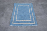 Moroccan blue rug 2 X 3 Feet