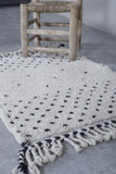 Moroccan handmade rug 2 X 2.9 Feet