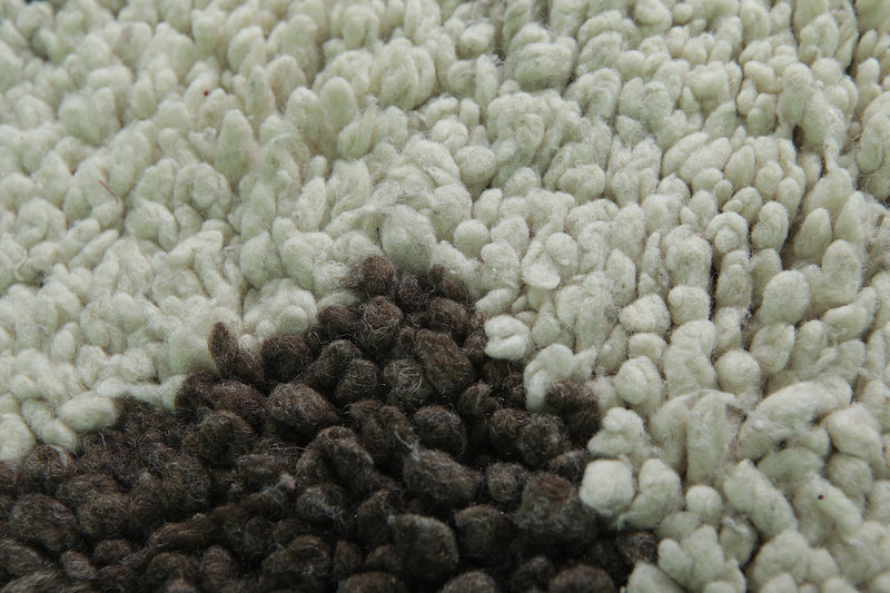 Moroccan Rug - Geometric Design with Red Border 2.2ft x 5.6ft | Handmade - moroccan rug