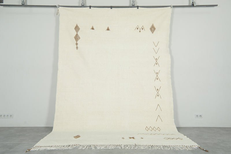 Elegant Minimalist Moroccan Rug- Custom Handwoven Rug - Kilim Rug - custom moroccan rugs