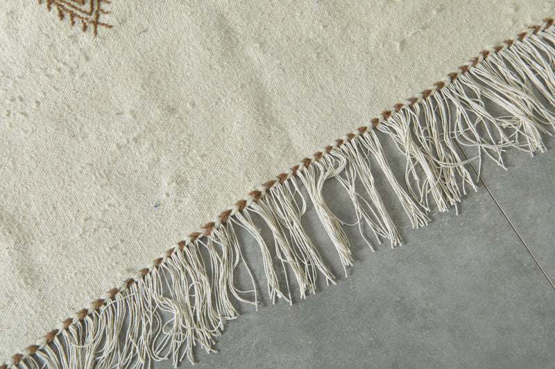 Elegant Minimalist Moroccan Rug- Custom Handwoven Rug - Kilim Rug - custom moroccan rugs