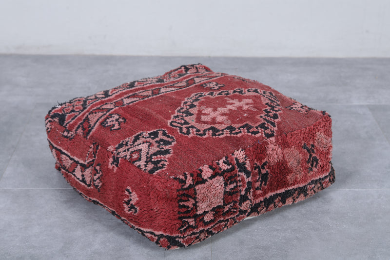 Moroccan berber handmade ottoman pouf - kilim pouf