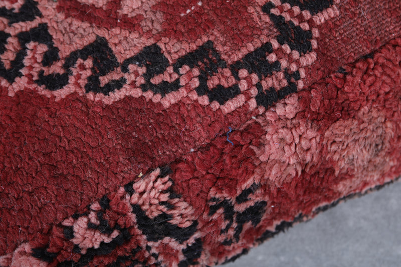 Moroccan berber handmade ottoman pouf - kilim pouf