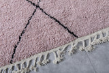 Moroccan rug Beni ourain Pink - Handmade Custom rug