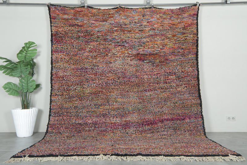 Handmade moroccan rug 7.9 x 10.1 feet Tribal area rug - Morocco rug