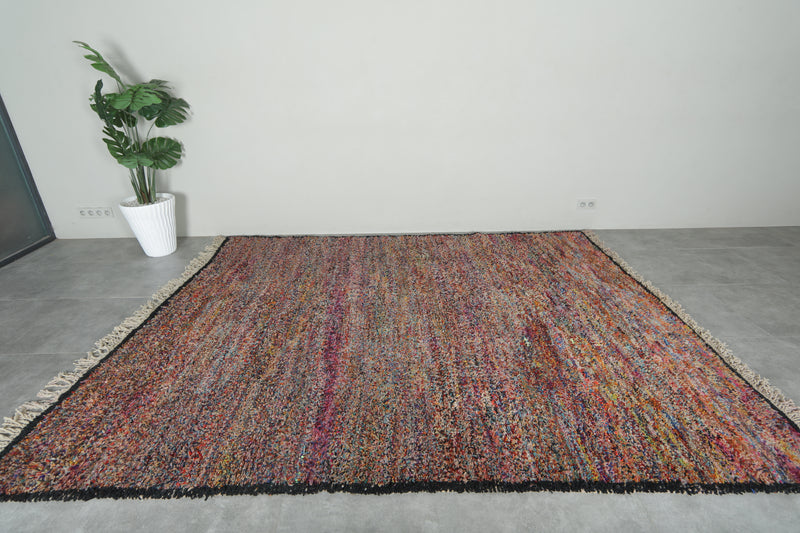 Handmade moroccan rug 7.9 x 10.1 feet Tribal area rug - Morocco rug