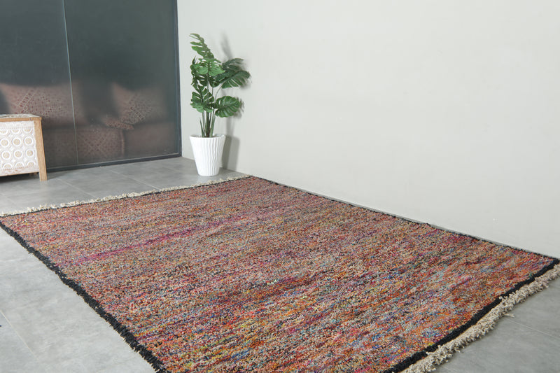 Handmade moroccan rug 7.9 x 10.1 feet Tribal area rug - Morocco rug