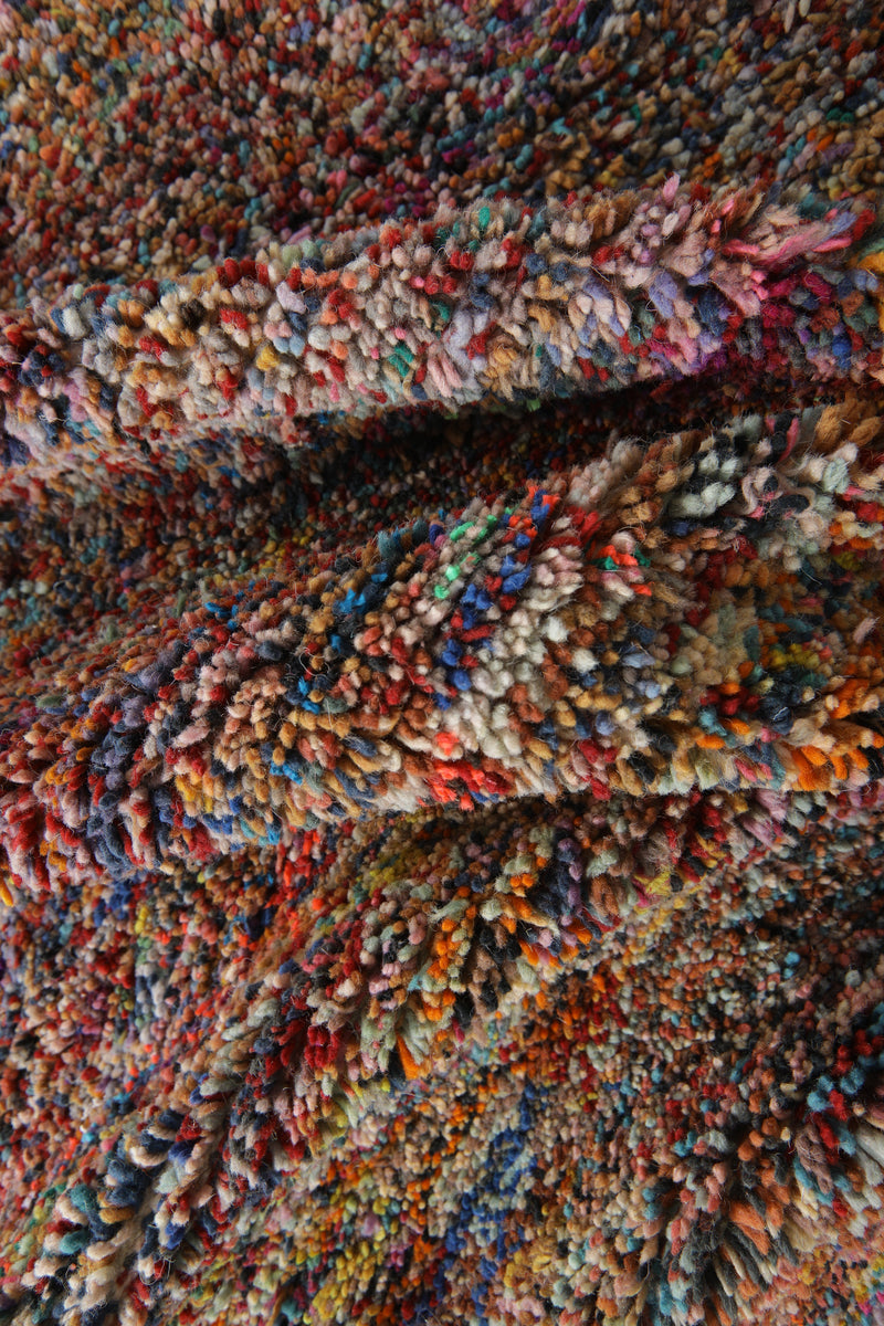 Handmade moroccan rug 7.9 x 10.1 feet Tribal area rug - Morocco rug