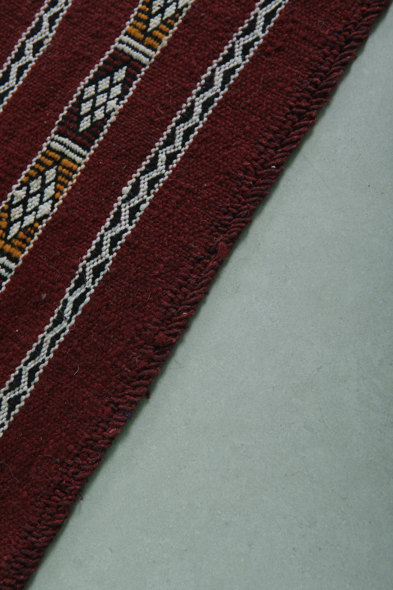 Handwoven Kilim Rug 4.5ft x 7.8ft – Moroccan Wool Rug | Premium Quality - Handwoven Kilim