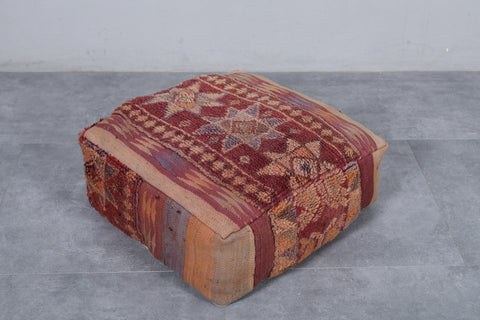 Moroccan vintage ottoman pouf