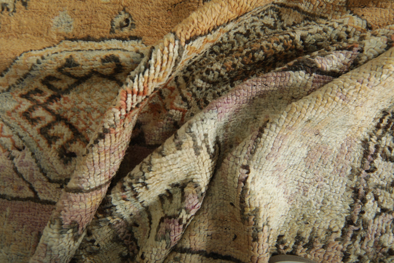 Abstract azilal rug - Authentic Moroccan wool area rug - 6.1 feet x 10.7 feet