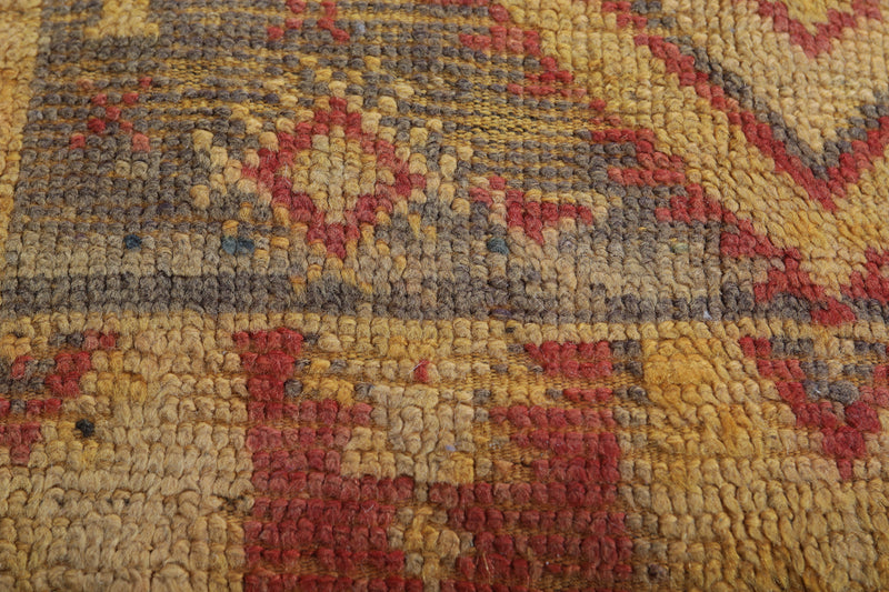 Moroccan handmade old ottoman pouf - kilim pouf