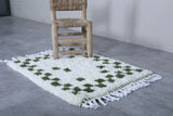 Moroccan Beni ourain rug 2.2 X 3.2 Feet