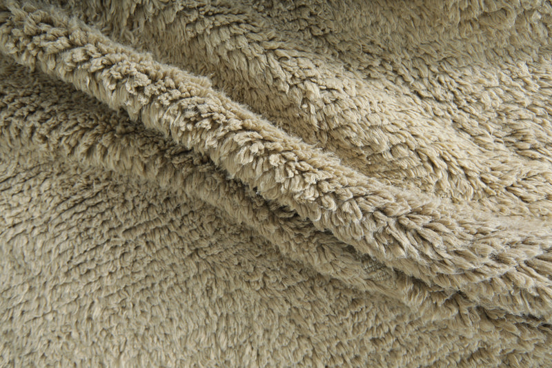 Minimalist beige wool rug – Subtle Moroccan design - 9.1 ft x 12.2 ft