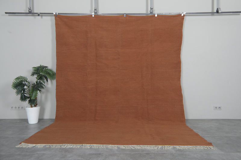 Moroccan Wool Rug 8.3x10.6 FT - Handwoven Berber Design - 