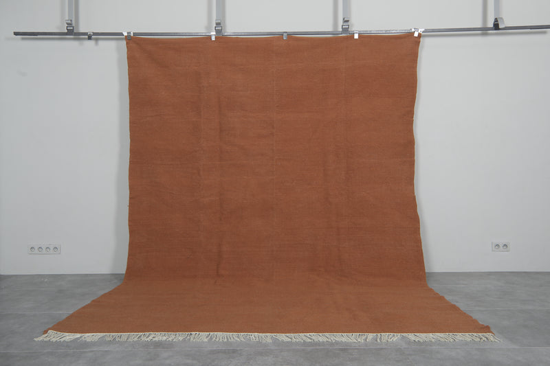 Moroccan Wool Rug 8.3x10.6 FT - Handwoven Berber Design - 