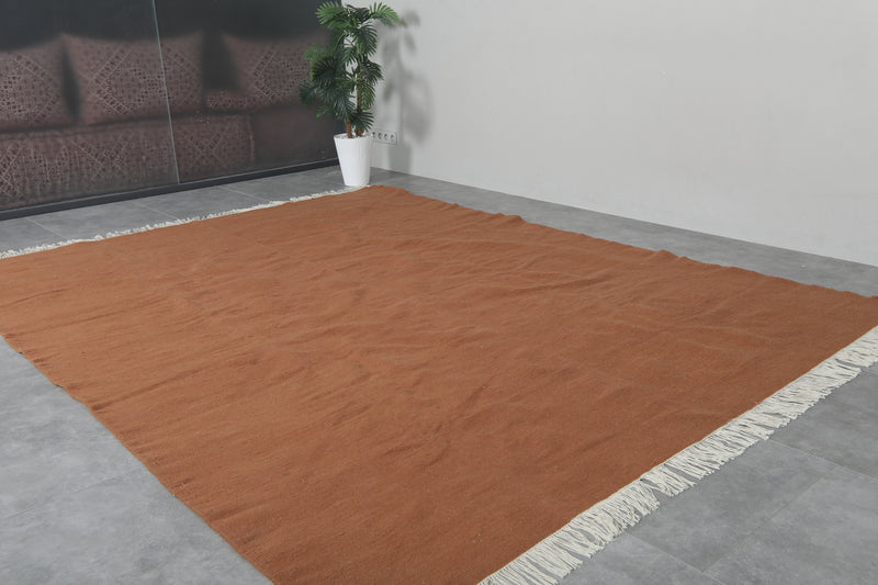 Moroccan Wool Rug 8.3x10.6 FT - Handwoven Berber Design - 