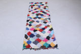Moroccan berber rug 2.2 X 7 Feet - Boucherouite Rugs