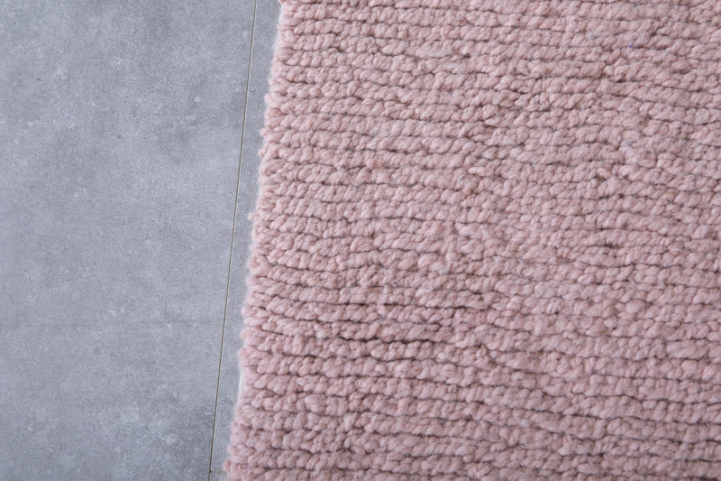 Moroccan Rug - 2.3x10 FT | Handwoven Pink Runner - Runner moroccan rugs