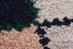 Moroccan berber rug 3.9 X 5.7 Feet - Boucherouite Rugs