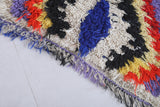 Moroccan berber rug 2.4 X 6 Feet - Boucherouite Rugs