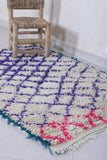 Moroccan berber rug 3.3 X 5.1 Feet - Boucherouite Rugs