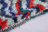 Moroccan rug 2.8 X 5.9 Feet - Boucherouite Rugs