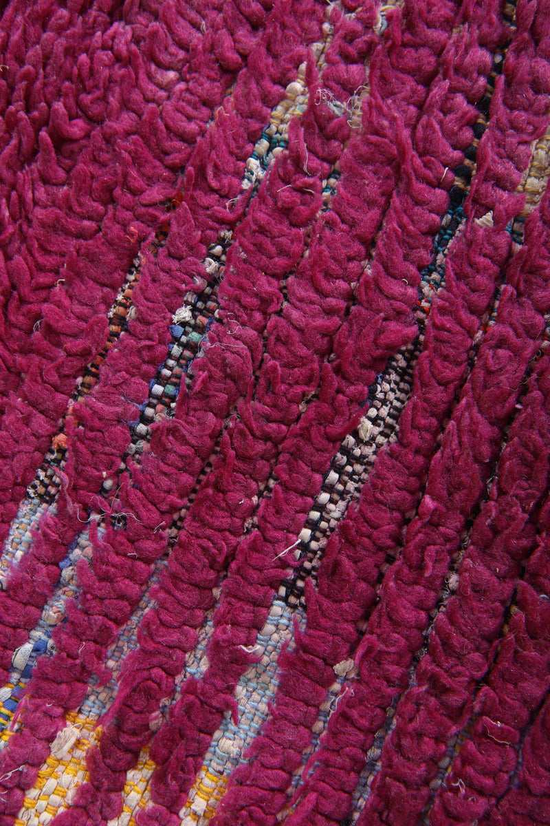 Pink runner rug - 2.9 feet x 8.3 feet - Handwoven wool carpet - Runner moroccan rugs