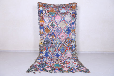 Moroccan rug 4.1 X 10 Feet - Boucherouite Rugs