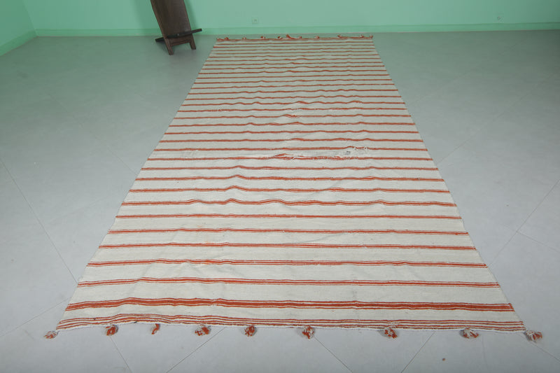 Hand-knotted Moroccan rug 6.2 FT x 13.1 FT - 