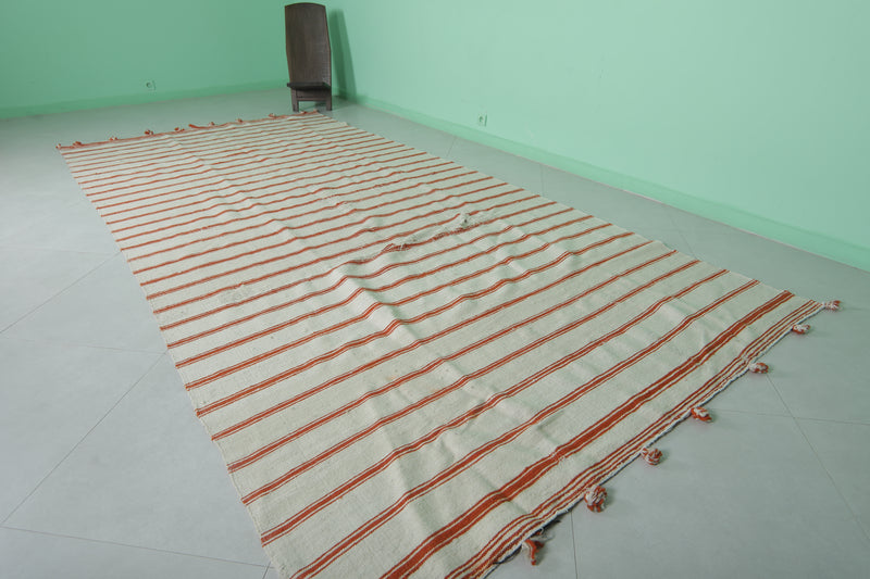 Hand-knotted Moroccan rug 6.2 FT x 13.1 FT - 