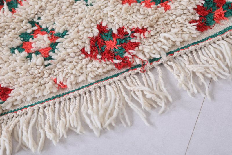 Colorful Moroccan Rug - 2.3 X 5.1 Feet - Boucherouite Rugs